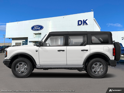 NEW 2026 Ford Bronco Big Bend - Oxford White Exterior - $60,327 - Stock #D60384 - VIN 1FMDE7BH5TLA75676