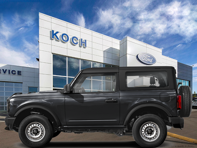 NEW 2026 Ford Bronco Base - Shadow Black Exterior - $56,069 - Stock #E60542 - VIN 1FMDE6AH9TLA76647