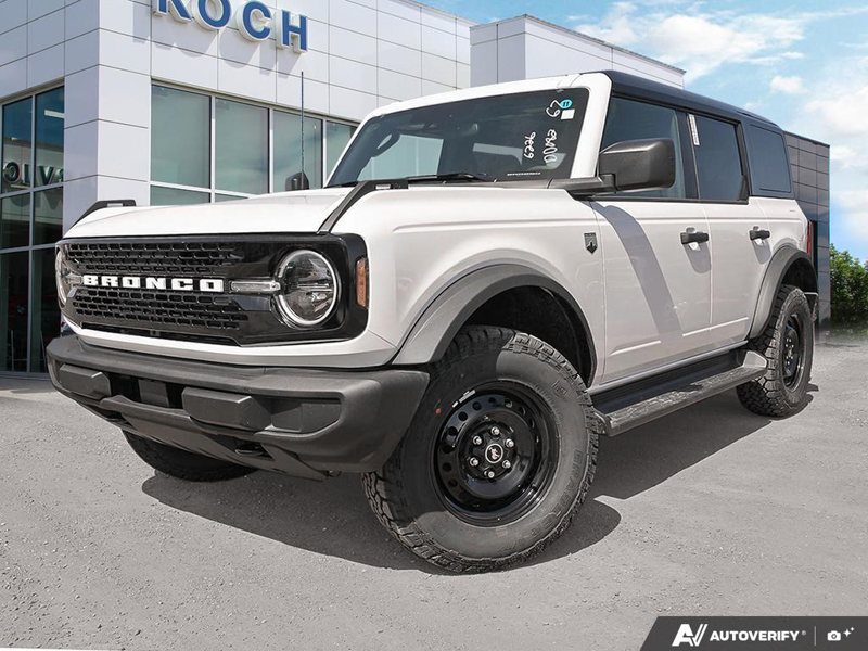NEW 2026 Ford Bronco Big Bend Manual - Oxford White Exterior / GREY/BLACK CLOTH Interior - $56,192 - Stock #E60514 - VIN 1FMDE7BH1TLA76226 - Photo 1
