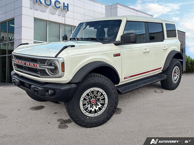 NEW 2026 Ford Bronco Outer Banks 60th Anniversary Edition - Wimbledon White Exterior - $85,209 - Stock #E60989 - VIN 1FMEE8BP8TLB22474