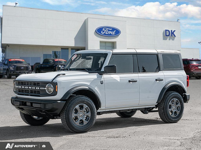 NEW 2026 Ford Bronco Big Bend - Oxford White Exterior - $59,072 - Stock #D60736 - VIN 1FMDE7BH1TLB34013