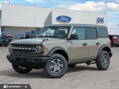 NEW 2026 Ford Bronco Big Bend - Marsh Grey Exterior - $64,009 - Stock #D60777 - VIN 1FMDE7BH8TLB33716