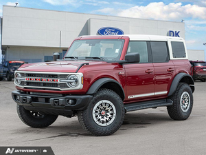 NEW 2026 Ford Bronco Outer Banks - Ruby Red Metallic Tinted Clearcoat Exterior - $84,282 - Stock #D60778 - VIN 1FMEE8BP2TLB36841