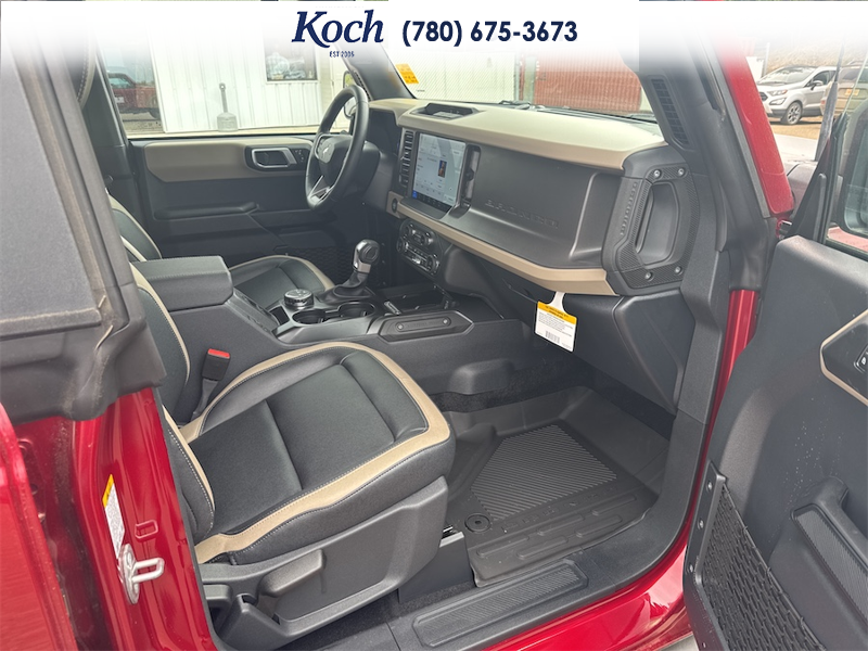 NEW 2026 Ford Bronco Big Bend - Ruby Red Tri-coat Metallic Exterior / VINYL SANDSTONE/BLACK SEATS Interior - $66,585 - Stock #A26053 - VIN 1FMDE7BH4TLA48887 - Photo 21