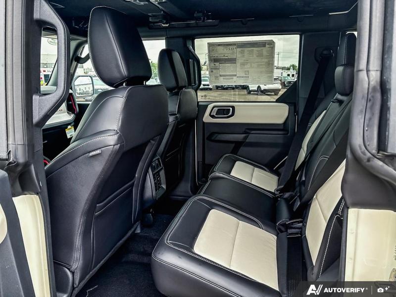 NEW 2026 Ford Bronco Outer Banks 60th Anniversary Edition - Wimbledon White Exterior / BLACK ONYX-LEATHER/VINYL Interior - $83,879 - Stock #E60681 - VIN 1FMEE8BH0TLA92542 - Photo 23