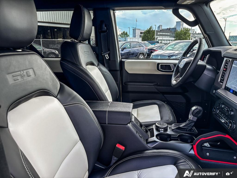 NEW 2026 Ford Bronco Outer Banks - Wimbledon White Exterior / BLACK ONYX-LEATHER/VINYL Interior - $87,459 - Stock #E60989 - VIN 1FMEE8BP8TLB22474 - Photo 22
