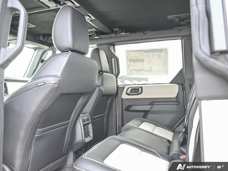 NEW 2026 Ford Bronco Outer Banks 60th Anniversary Edition - Wimbledon White Exterior / BLACK ONYX-LEATHER/VINYL Interior - $83,424 - Stock #E60477 - VIN 1FMEE8BP8TLA54032 - Photo 24