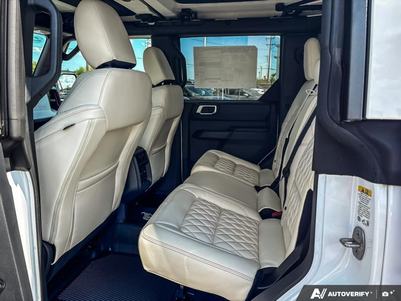 NEW 2026 Ford Bronco Heritage "Pink Pony" Edition - Oxford White Exterior / BLACK ONYX-PLAID CLOTH NAVY PIER SEATS Interior - $95,859 - Stock #E60452 - VIN 1FMEE4DP1TLA71633 - Photo 23