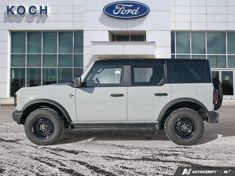 NEW 2026 Ford Bronco Outer Banks - Avalanche Exterior / BLACK ONYX LEATHER TRIM/VINYL Interior - $73,939 - Stock #E60286 - VIN 1FMEE8BP3TLA46727 - Photo 3