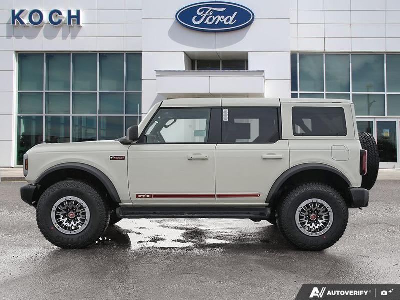 NEW 2026 Ford Bronco Outer Banks 60th Anniversary Edition - Wimbledon White Exterior / BLACK ONYX-LEATHER/VINYL Interior - $83,424 - Stock #E60477 - VIN 1FMEE8BP8TLA54032 - Photo 3