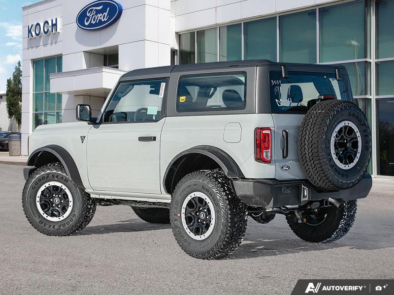NEW 2026 Ford Bronco Base Sasquatch Manual Trans - Avalanche Exterior / BLACK CLOTH GREY Interior - $63,799 - Stock #E60239 - VIN 1FMDE6AH1TLA43559 - Photo 4