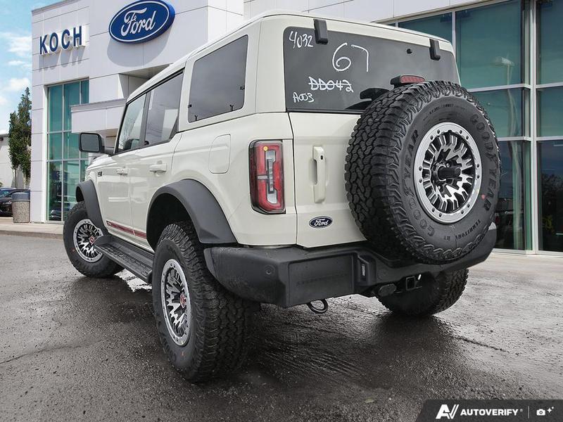 NEW 2026 Ford Bronco Outer Banks 60th Anniversary Edition - Wimbledon White Exterior / BLACK ONYX-LEATHER/VINYL Interior - $83,424 - Stock #E60477 - VIN 1FMEE8BP8TLA54032 - Photo 4