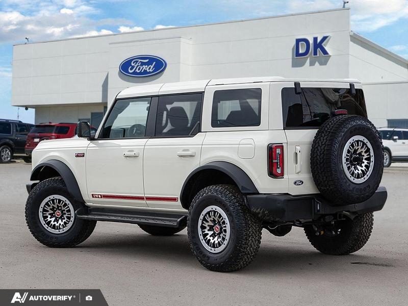 NEW 2026 Ford Bronco Outer Banks - Wimbledon White Exterior / BLACK ONYX-LEATHER/VINYL Interior - $82,413 - Stock #D60363 - VIN 1FMEE8BH4TLA54263 - Photo 4