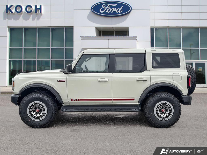 NEW 2026 Ford Bronco Outer Banks 60th Anniversary Edition - Wimbledon White Exterior / BLACK ONYX-LEATHER/VINYL Interior - $75,557 - Stock #E60681 - VIN 1FMEE8BH0TLA92542 - Photo 3