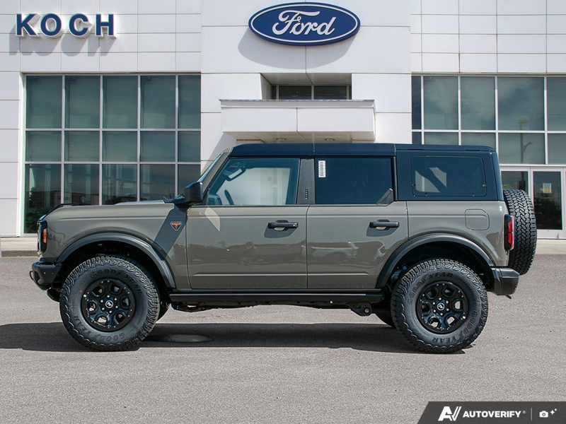 NEW 2026 Ford Bronco Badlands - Marsh Grey Exterior / BLACK ONYX, LEATHER-TRIMMED/VINYL BUCKET SEATS Interior - $97,092 - Stock #E60894 - VIN 1FMEE9BPXTLB33367 - Photo 3