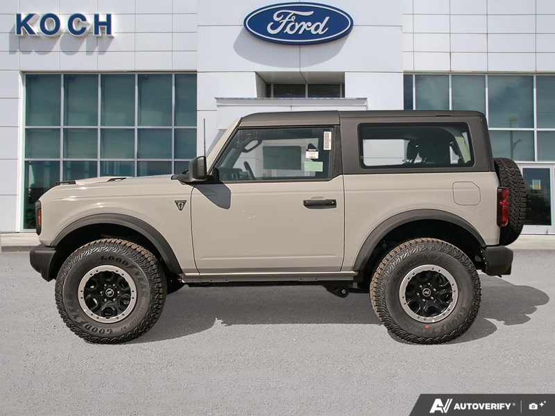 NEW 2026 Ford Bronco Base Sasquatch Manual - Avalanche Exterior / BLACK CLOTH GREY Interior - $61,356 - Stock #E60239 - VIN 1FMDE6AH1TLA43559 - Photo 3