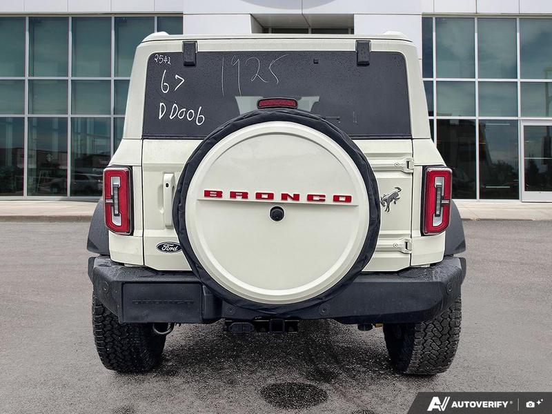 NEW 2026 Ford Bronco Outer Banks 60th Anniversary Edition - Wimbledon White Exterior / BLACK ONYX-LEATHER/VINYL Interior - $83,879 - Stock #E60681 - VIN 1FMEE8BH0TLA92542 - Photo 5