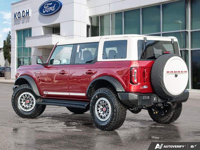 NEW 2026 Ford Bronco Outer Banks 60th Anniversary Edition - Ruby Red Tri-coat Metallic Exterior / BLACK ONYX-LEATHER/VINYL Interior - $84,824 - Stock #E60355 - VIN 1FMEE8BP6TLA60752 - Photo 4