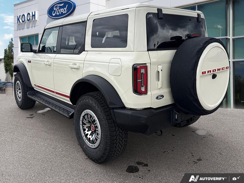 NEW 2026 Ford Bronco Outer Banks 60th Anniversary Edition - Wimbledon White Exterior / BLACK ONYX-LEATHER/VINYL Interior - $88,624 - Stock #E60716 - VIN 1FMEE8BPXTLB02498 - Photo 4
