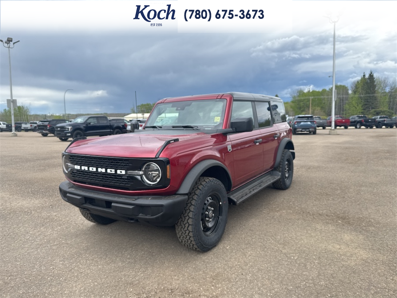 NEW 2026 Ford Bronco Big Bend - Ruby Red Tri-coat Metallic Exterior / VINYL SANDSTONE/BLACK SEATS Interior - $66,585 - Stock #A26053 - VIN 1FMDE7BH4TLA48887 - Photo 4