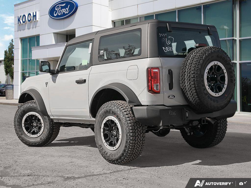 NEW 2026 Ford Bronco Base Sasquatch Manual - Avalanche Exterior / BLACK CLOTH GREY Interior - $61,356 - Stock #E60239 - VIN 1FMDE6AH1TLA43559 - Photo 4