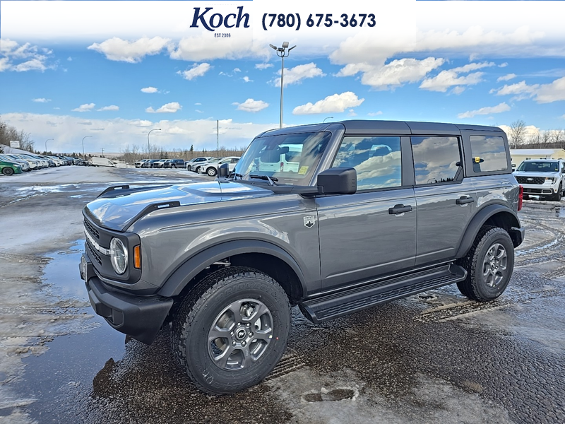 NEW 2026 Ford Bronco Big Bend - Carbonized Grey Metallic Exterior / CARMELO PLATINUM LEATHER BUCKET Interior - $57,891 - Stock #A26033 - VIN 1FMDE7BH6TLA44727 - Photo 5