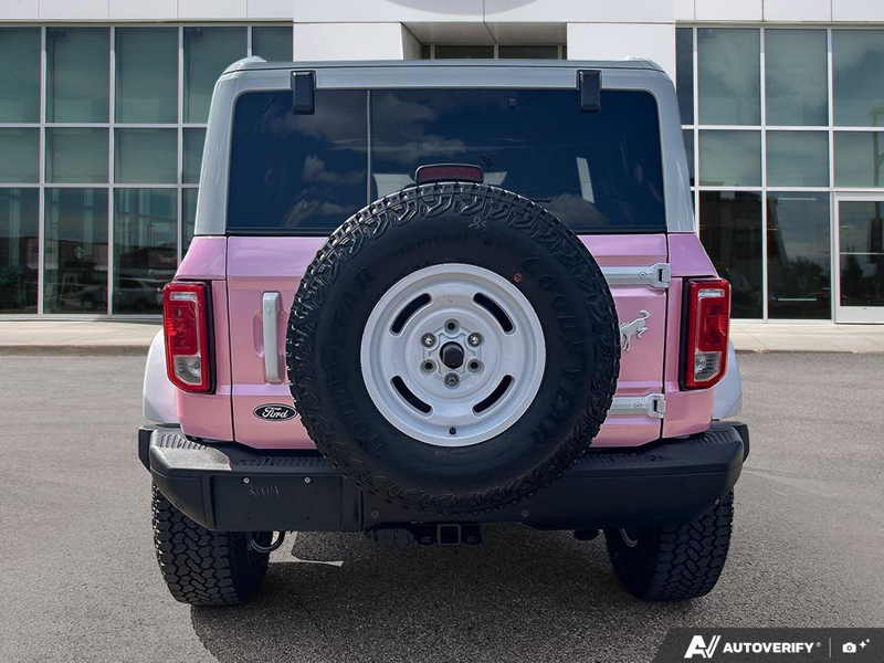 NEW 2026 Ford Bronco Heritage "Pink Pony" Edition - Oxford White Exterior / BLACK ONYX-PLAID CLOTH NAVY PIER SEATS Interior - $95,859 - Stock #E60452 - VIN 1FMEE4DP1TLA71633 - Photo 5