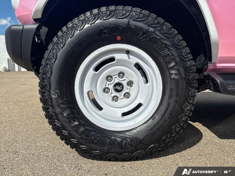 NEW 2026 Ford Bronco Heritage "Pink Pony" Edition - Oxford White Exterior / BLACK ONYX-PLAID CLOTH NAVY PIER SEATS Interior - $95,859 - Stock #E60452 - VIN 1FMEE4DP1TLA71633 - Photo 6