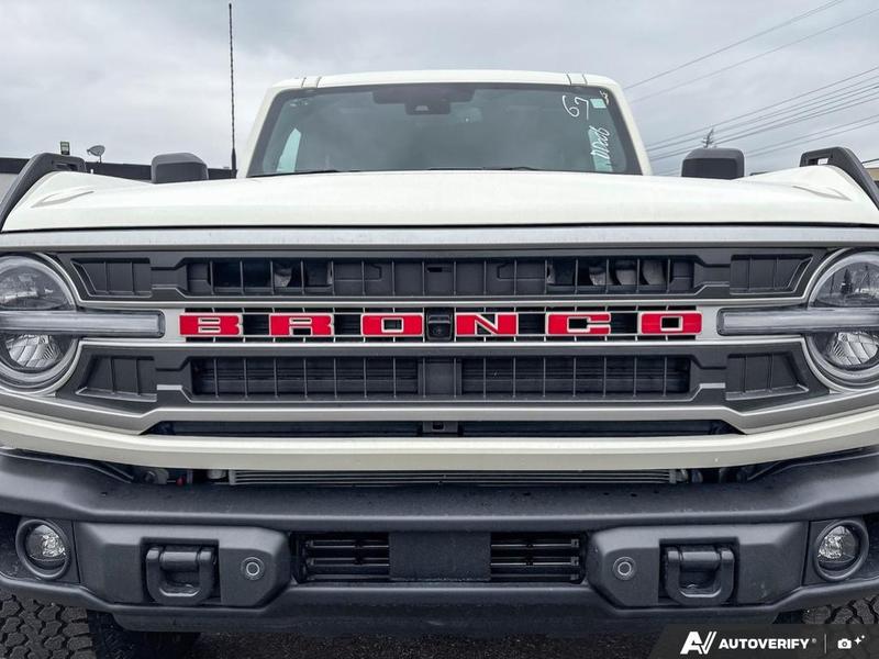 NEW 2026 Ford Bronco Outer Banks 60th Anniversary Edition - Wimbledon White Exterior / BLACK ONYX-LEATHER/VINYL Interior - $83,879 - Stock #E60681 - VIN 1FMEE8BH0TLA92542 - Photo 9