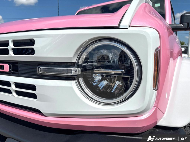 NEW 2026 Ford Bronco Heritage "Pink Pony" Edition - Oxford White Exterior / BLACK ONYX-PLAID CLOTH NAVY PIER SEATS Interior - $95,859 - Stock #E60452 - VIN 1FMEE4DP1TLA71633 - Photo 8