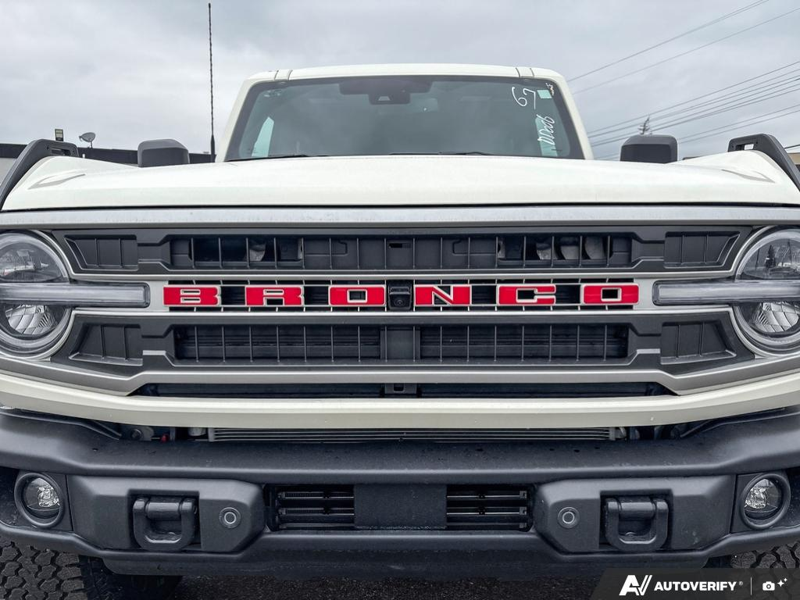 NEW 2026 Ford Bronco Outer Banks 60th Anniversary Edition - Wimbledon White Exterior / BLACK ONYX-LEATHER/VINYL Interior - $75,557 - Stock #E60681 - VIN 1FMEE8BH0TLA92542 - Photo 9