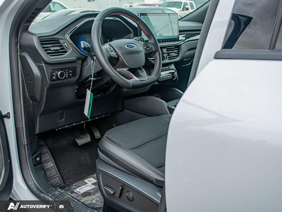 NEW 2026 Ford Escape ST-Line - EBONY VINYL/ RED STITCHING Interior - $45,868 - Stock #D60055 - VIN 1FMCU9MZ6TUA01273
