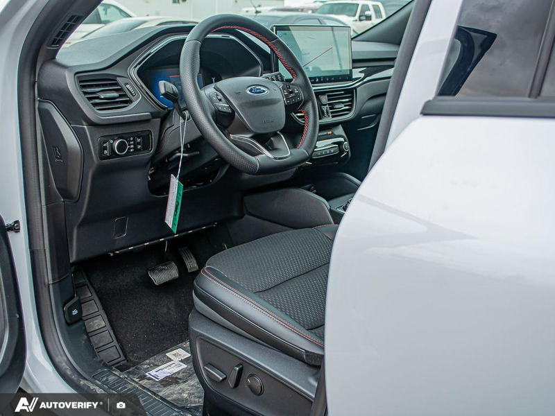 NEW 2026 Ford Escape ST-Line - Space Silver Metallic Exterior / EBONY VINYL/ RED STITCHING Interior - $46,168 - Stock #D60055 - VIN 1FMCU9MZ6TUA01273 - Photo 13