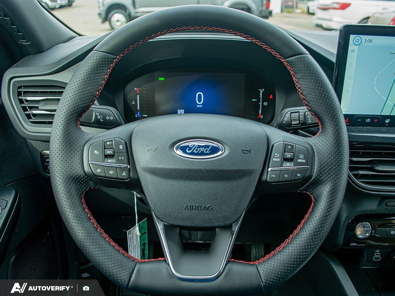 NEW 2026 Ford Escape ST-Line - Space Silver Metallic Exterior / EBONY VINYL/ RED STITCHING Interior - $46,168 - Stock #D60055 - VIN 1FMCU9MZ6TUA01273 - Photo 14