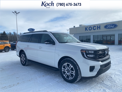 NEW 2026 Ford Expedition Active Max - Star White Tri-coat Metallic Exterior - $99,260 - Stock #A26122 - VIN 1FMJK1J82TEA29530