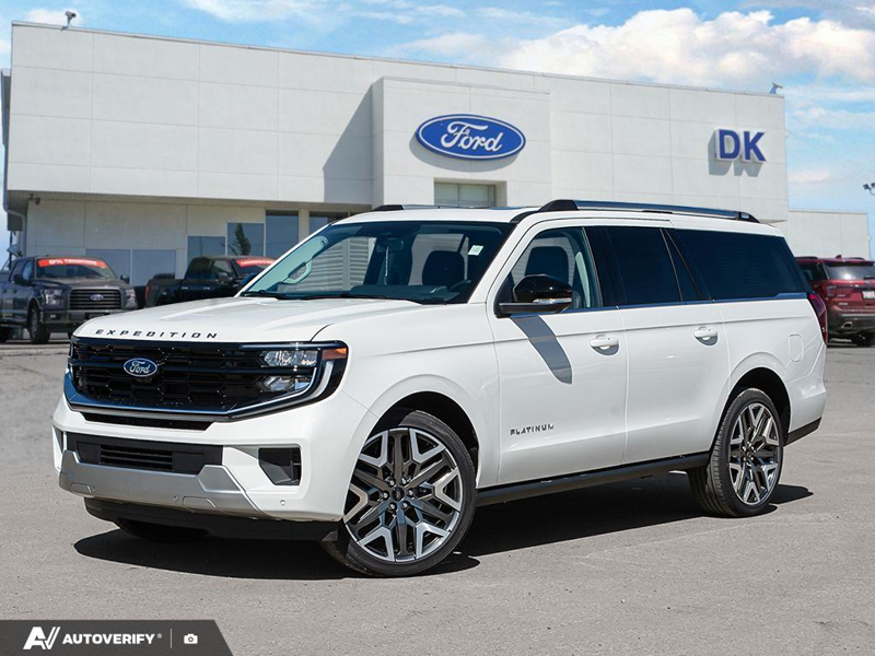 NEW 2026 Ford Expedition Platinum Max - Star White Tri-coat Metallic Exterior / MOJAVE DUSK Interior - $112,059 - Stock #D60633 - VIN 1FMJK1MG4TEA43433 - Photo 1