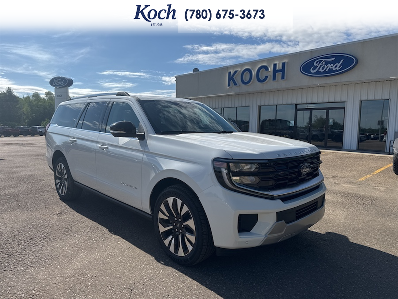 NEW 2026 Ford Expedition Platinum Max - Star White Tri-coat Metallic Exterior / BRONZE SMOKE MET CC Interior - $108,185 - Stock #A26201 - VIN 1FMJK1M86TEA44009 - Photo 1