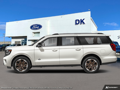 NEW 2026 Ford Expedition King Ranch Max - Star White Tri-Coat Exterior - $112,379 - Stock #D60702 - VIN 1FMJK1P88TEA43827