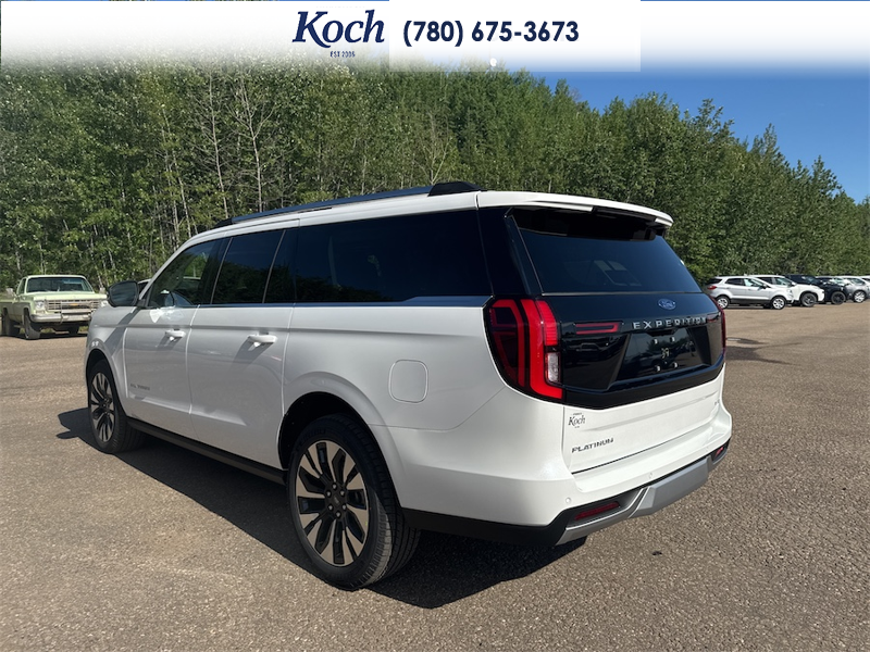 NEW 2026 Ford Expedition Platinum Max - Star White Tri-coat Metallic Exterior / BRONZE SMOKE MET CC Interior - $111,685 - Stock #A26201 - VIN 1FMJK1M86TEA44009 - Photo 3