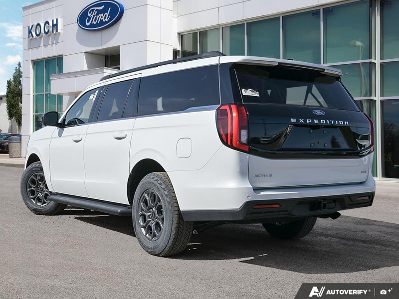 NEW 2026 Ford Expedition Active Max - Star White Tri-coat Metallic Exterior / EBONY CLOTH BUCKET SEATS Interior - $90,564 - Stock #E60228 - VIN 1FMJK1J85TEA00670 - Photo 4