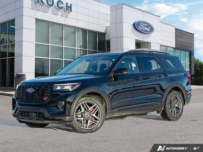NEW 2026 Ford Explorer ST - Agate Black Exterior - $74,629 - Stock #E60222 - VIN 1FMWK8GC0TGA82614
