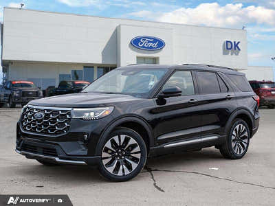NEW 2026 Ford Explorer Platinum - Agate Black Exterior - $66,193 - Stock #D60369 - VIN 1FMUK8HH9TGB47851