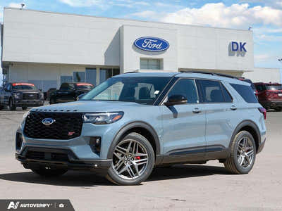NEW 2026 Ford Explorer ST - Vapor Blue Exterior - $72,317 - Stock #D60511 - VIN 1FMWK8GC3TGA82669