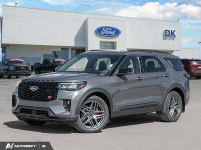 NEW 2026 Ford Explorer ST - Carbonized Grey Metallic Exterior - $73,642 - Stock #D60520 - VIN 1FMWK8GC7TGA84411