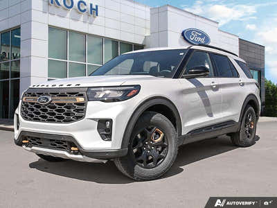 NEW 2026 Ford Explorer Tremor - Space White Metallic Exterior - $75,119 - Stock #E60223 - VIN 1FMWK8JC9TGA83995