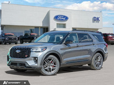 NEW 2026 Ford Explorer ST - Carbonized Grey Metallic Exterior - $71,792 - Stock #D60515 - VIN 1FMWK8GC4TGB34441