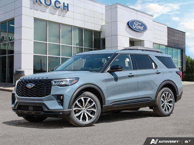 NEW 2026 Ford Explorer ST-Line - Vapor Blue Exterior - $62,244 - Stock #E60221 - VIN 1FMUK8KH9TGA82749