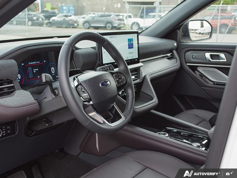 NEW 2026 Ford Explorer Platinum - Star White Tri-coat Metallic Exterior / MOJAVE DUSK LEATHER Interior - $63,552 - Stock #E60789 - VIN 1FMUK8HH4TGB63892 - Photo 13
