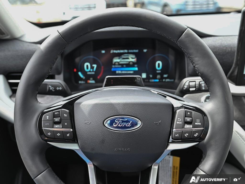 NEW 2026 Ford Explorer Platinum - Star White Tri-coat Metallic Exterior / CRYSTAL GRAY LEATHER Interior - $63,934 - Stock #E60278 - VIN 1FMUK8HHXTGA83402 - Photo 14
