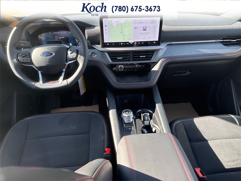 NEW 2026 Ford Explorer ST - Space White Metallic Exterior / ONYX, HEAT/VENT UNIQUE MIKO SUEDE SPORT CAPTAIN'S CHAIRS Interior - $75,130 - Stock #A26267 - VIN 1FMWK8GC3TGB05111 - Photo 19